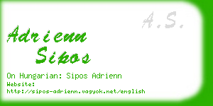 adrienn sipos business card